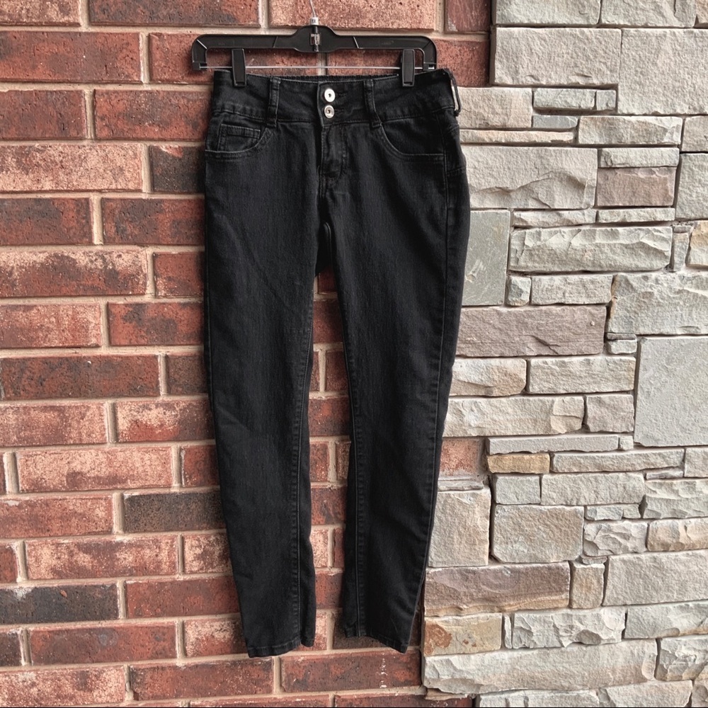L’square Black Stretch Skinny Jeans Jrs Sz 1